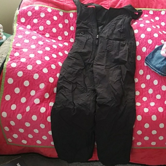 White Sierra Other - White Sierra large snow bibs black